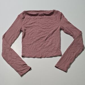 Wild Fable Mauve Long Sleeve Top